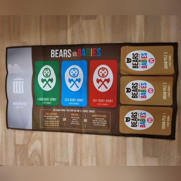 4/$30 Bears vs Babies  Card Game Monsters Babies - Picture 6 of 6